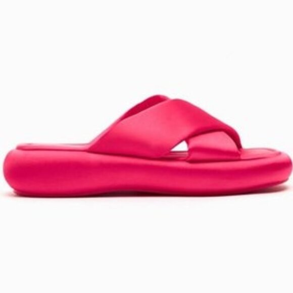 Zara Criss Cross Flat Sandals - Picture 4 of 6
